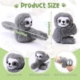 thumbnail image 2 of Pulseras de peluche Liliful con forma de perezoso de peluche, 20 cm, paquete de 8, 2 of 6