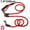 Red 1.0x240cm, variant on Dog Leash Hands Free Dogs Leash Reflective Leashes for Dog Walking Running Rope 2.4M Long Adjustable Double Leashes Dogs Ropes