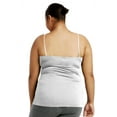 thumbnail image 2 of Women's Cotton Plus Size Camisole Tank Top - White - 2X-Large, 2 of 2