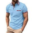 thumbnail image 1 of Ramiter Polos Hommes Polo Professionnel Grande Taille Bleu,TG, 1 of 7