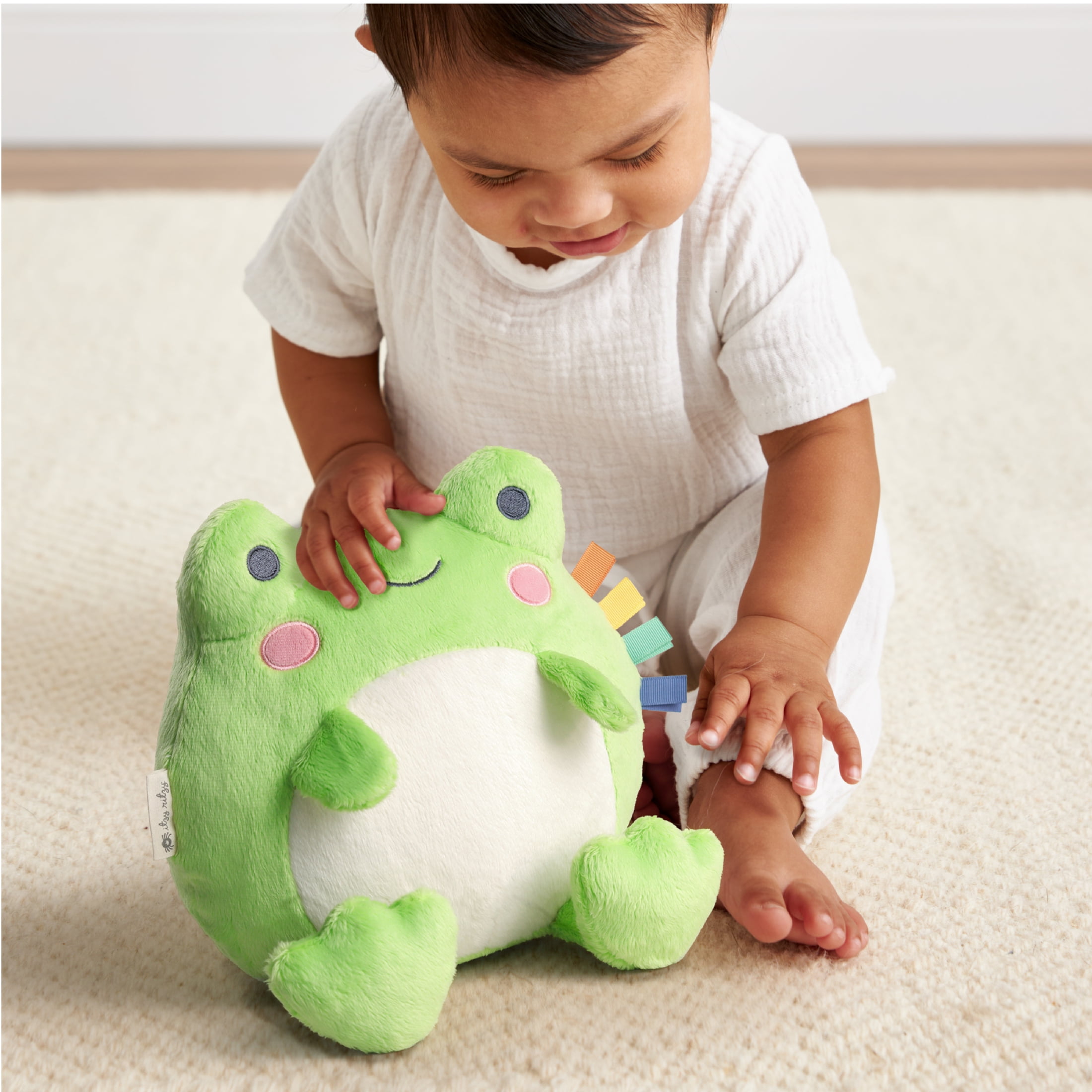 Itzy Ritzy, Sweetie Snuggle™ Frog Plush, Minky, Green - Walmart.com