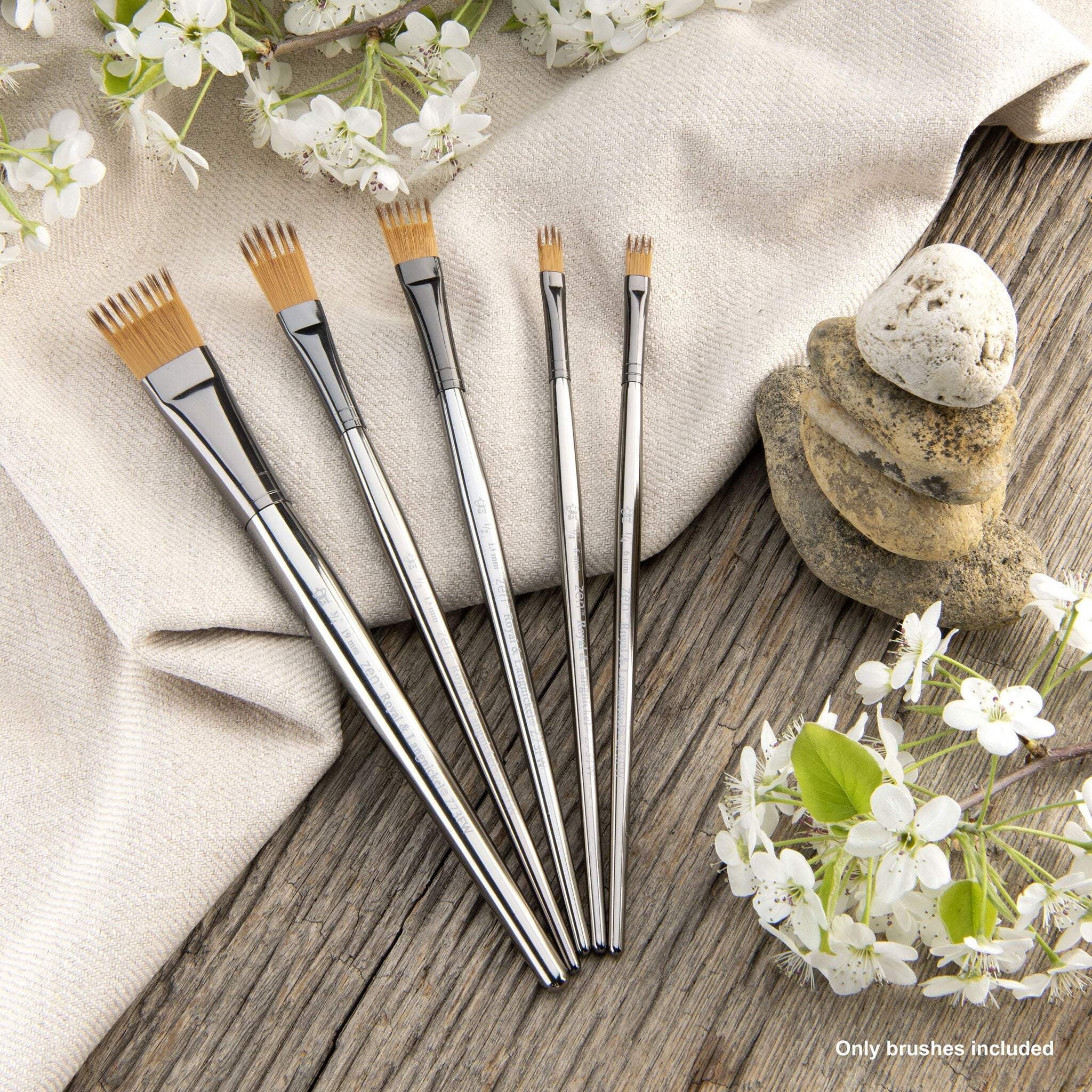 RZEN-SET737-ZP | zen™ 73 Series 5pc Standard Handle Wisp Brush Set