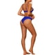 thumbnail image 3 of Conjuntos de bikini triangular de 2 piezas para mujer con escote en V y tirantes ajustables, parte inferior básica, trajes de baño L azul real, 3 of 5