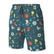 thumbnail image 4 of Balery Sports Ball Traje de Baño Estilo Hawaiano para Hombre, Shorts de Secado Rápido con Bolsillos-Small, 4 of 6