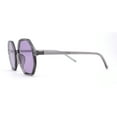 thumbnail image 4 of Mens Retro Squared Octagon Plastic Hippie Sunglasses Slate Purple, 4 of 4