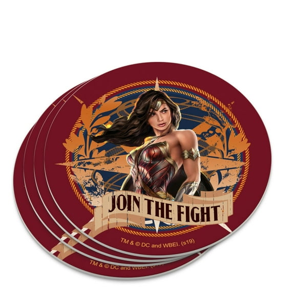 Wonder Woman Movie Join the Fight Novelty Coaster Set