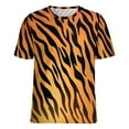thumbnail image 5 of Animal Print Patterns Women's T-Shirt Short Sleeve T Shirts Tops Tee Ladies Loose T, 5 of 6