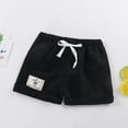 thumbnail image 2 of Summer Baby Boys Girls Shorts Cotton Elastic Waist Kids Beach Shorts Pants Sports Children Clothes 1-5T, 2 of 4