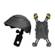 thumbnail image 3 of Visera para teléfono de motocicleta con parasol, moderna, giratoria 360 grados, antideslizante. Amarillo, 3 of 9