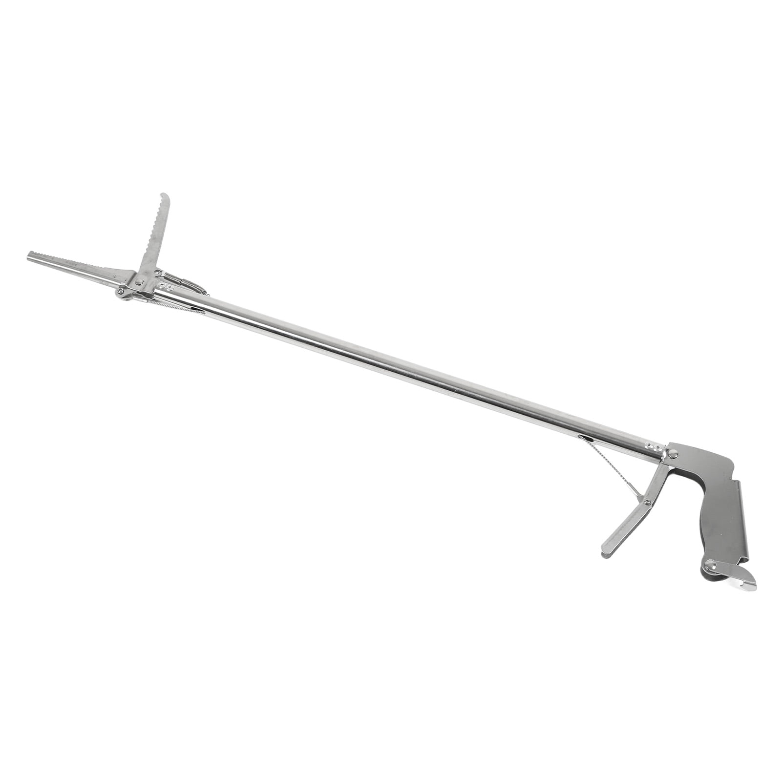 Nieyigj 30inch / 76.2cm Stainless Steel Crab Tongs Portable Multifunctional Long Fish Tongs for Crab Seafood Octopus Straight Clip Sea Catching Tool Professional Fishing Gear Supplies