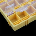 Plastic 24 Compartments Electronic Components Storage Box Case