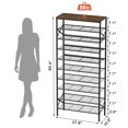 thumbnail image 4 of Organizador de zapatos UNITSTAGE de 10 niveles de altura, 30 a 40 pares, 4 of 8