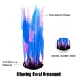 thumbnail image 4 of Soft Silicone Glowing Aquatic Artificial Seaweed Aquarium Kelp for Fish Tank Decoration Blue, 4 of 7