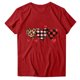 thumbnail image 2 of RKSTN Valentine's Day Gift Women's Cotton T Shirts Oversized Crewneck Valentine Printed Short Sleeve Shirt Pullover Top Womens Casual Graphic Print Round Neck Plus Size Loose Comfy Summer Tee Shirt, 2 of 9