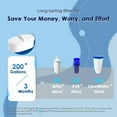 thumbnail image 6 of Waterdrop Lucid 10-Cup Water Filter Pitcher, With 4 Filters, NSF Certified, 5X Times Lifetime, 200-Gallon Long-Life, Reduces PFAS, PFOA/PFOS, Chlorine, BPA Free, White, 6 of 9