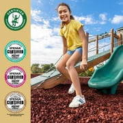 GroundSmart Red Rubber Mulch, 1.5 Cu Ft
