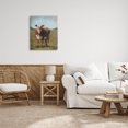 thumbnail image 2 of Cattle Vast Countryside Field Animals & Insects Painting Gallery Wrapped Canvas Print Wall Art, 2 of 7