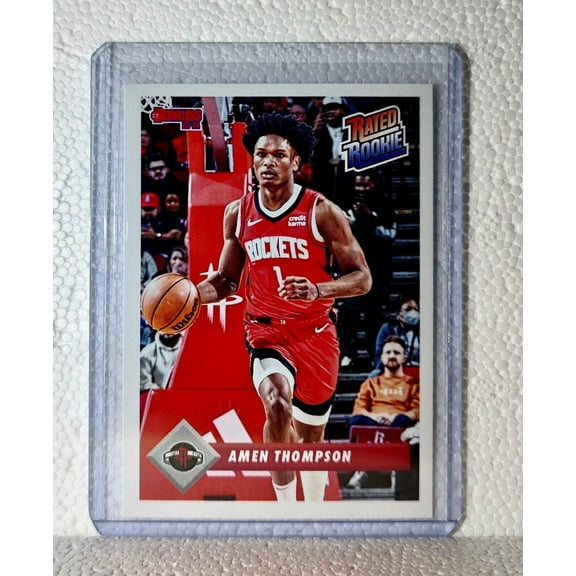 Amen Thompson 2023-24 Panini NBA #19 Rated Rookie Retro Card Rockets 1/715