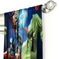thumbnail image 4 of Marvel Avengers Circle 2 Panels Drapes Set - 63 Inch Long - Superhero Room Decor, 4 of 5
