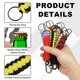 thumbnail image 3 of Llavero de Paracord Trenzado Uxcell con Abridor de Botellas y Clip de Gancho en D para Camping y Senderismo, 3 of 7