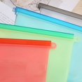 thumbnail image 2 of Jinsinto Reusable Silicone Food Storage Bag, Fruits, Vegetables, Meat (5 Pack), 2 of 5