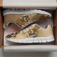 thumbnail image 3 of Beagle Shoes for Men Women Running Sneakers Breathable Casual Sport Tennis Shoes Gift for Him Her White Size 9.5, 3 of 5