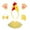 1-Yellow586, variant on Tiijoy Kids Cute Yellow Chick Co_Stume Dress-Up Tutu Skirt Headband Outfits, Sizes One Size