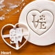 thumbnail image 5 of Molde de gooler mojable reutilizable lindo dibujos animados de Pascua moldes de galletas de pascua de interior celebración para hornear herramienta decorativa 3 piezas corazón Inevent HA028317-02, 5 of 7