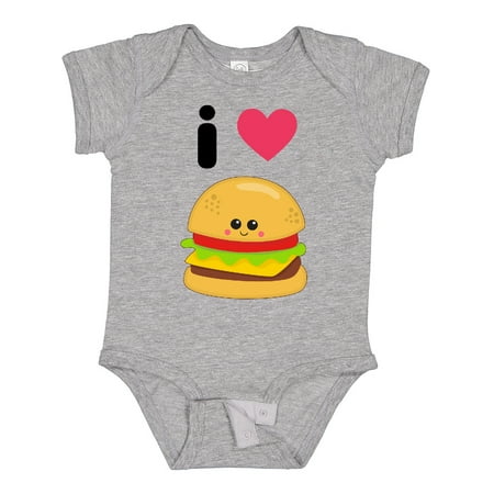 

Inktastic I Love Cheeseburgers Gift Baby Boy or Baby Girl Bodysuit