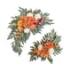 thumbnail image 4 of Juego de guirnaldas de flores artificiales colgantes para decoración de bodas, suministros para fiestas y bodas. Naranja, 4 of 9