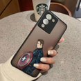 thumbnail image 3 of Matte Case for infinix NOTE 12 G96 11 10 8I 8 7 SMART 4 SPARK 8 5 6 PRO S5 Case Funda Coque Shell Marvel Avengers Heros Faceless, 3 of 5