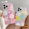 thumbnail image 2 of Ins Korea Estuche De Sonrisa Linda Flor De Acuarela Fresca Para Redmi 12C 9T 9 10C 9C NFC 9A A1 10A 10 POCO F4 Note11 Note10 Note 8 11s Note9 Note10s Airbag Suave Tpu Cubierta Gao Jiahui unisex, 2 of 2