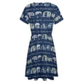 thumbnail image 5 of Together Is Our Favorite Place to Be Camper Short Sleeve Dress Women Summer Evening Dresses Ladies Sundress, 5 of 7