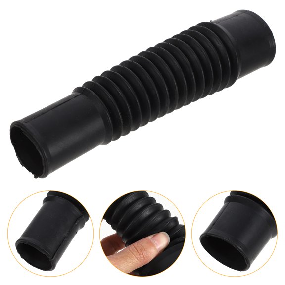 SOPOTUTU 1Pcs Black Rubber Round Washing Machine Drain Hose Assembly For Car Condenser Tubes 17.6X3.7X3.7In