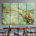 thumbnail image 4 of Luxury Marble Canvas, Modern Art Canvas, Green MArble Canvas Art, Green And Gold Marble, Alcohol Ink Art, Marble Wall Decor, Canvas Wall Decor - White Framed, 4 of 9