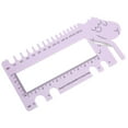 thumbnail image 1 of Crochet Plastic Ruler Tool, Practical Durable Knitting Plastic Gauge Plastic Clear Numbers Multi Purpose  For Home For Measurement, 1 of 8