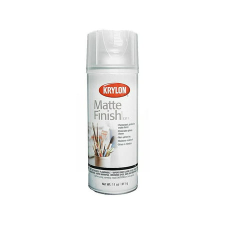 Krylon Matte Finish Clear, 11 oz (Best Clear Coat For Enamel Paint)