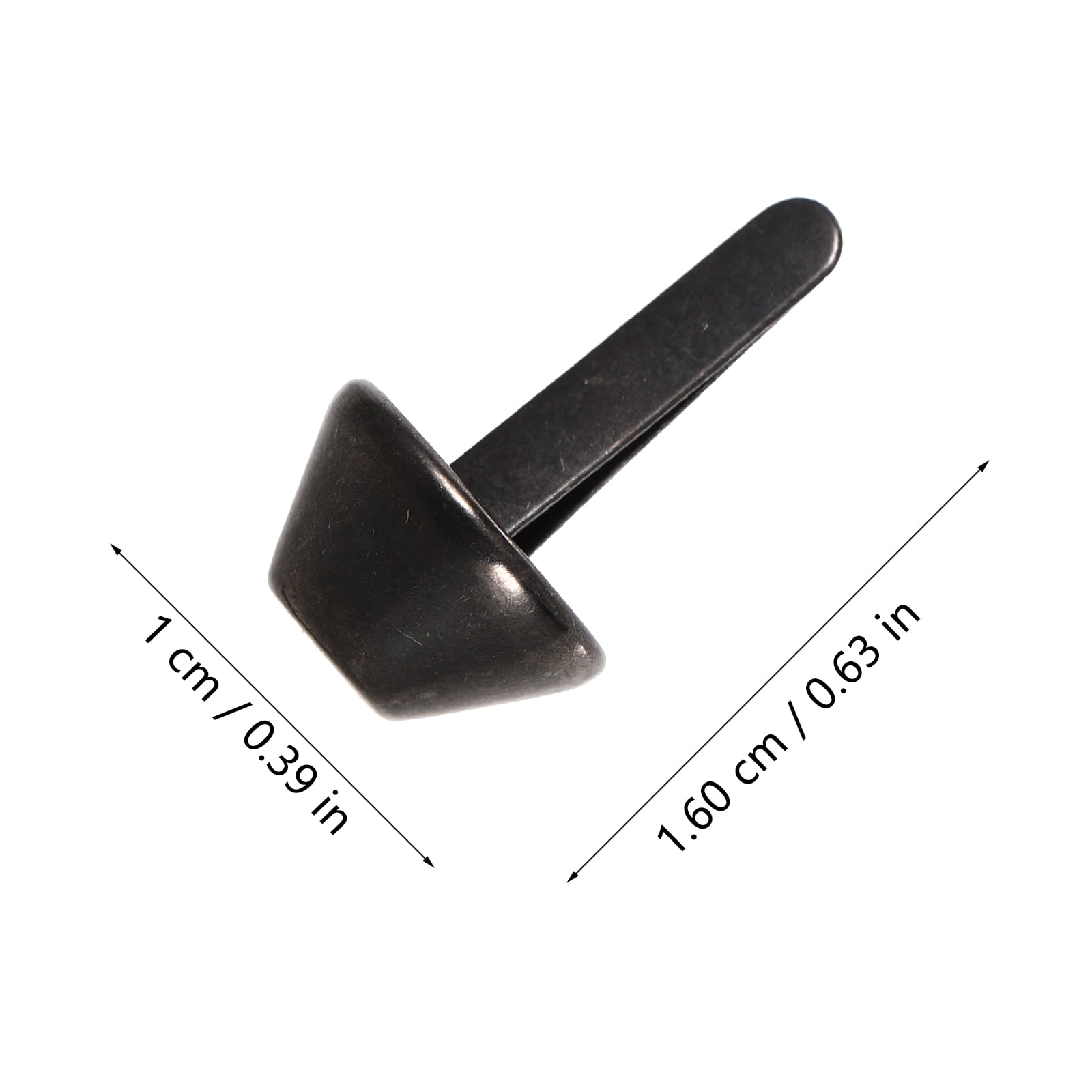 100pcs Leather Craft Rivets DIY Purse Bag Feet Studs Bucket Type Spikes -  Walmart.ca