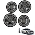 thumbnail image 1 of Car Door Audio Speaker Tweeters Grille Frame Cover Stainless Steel Front Rear Replacement For Hyundai Aini Krypton 5 IONIQ +, 1 of 4