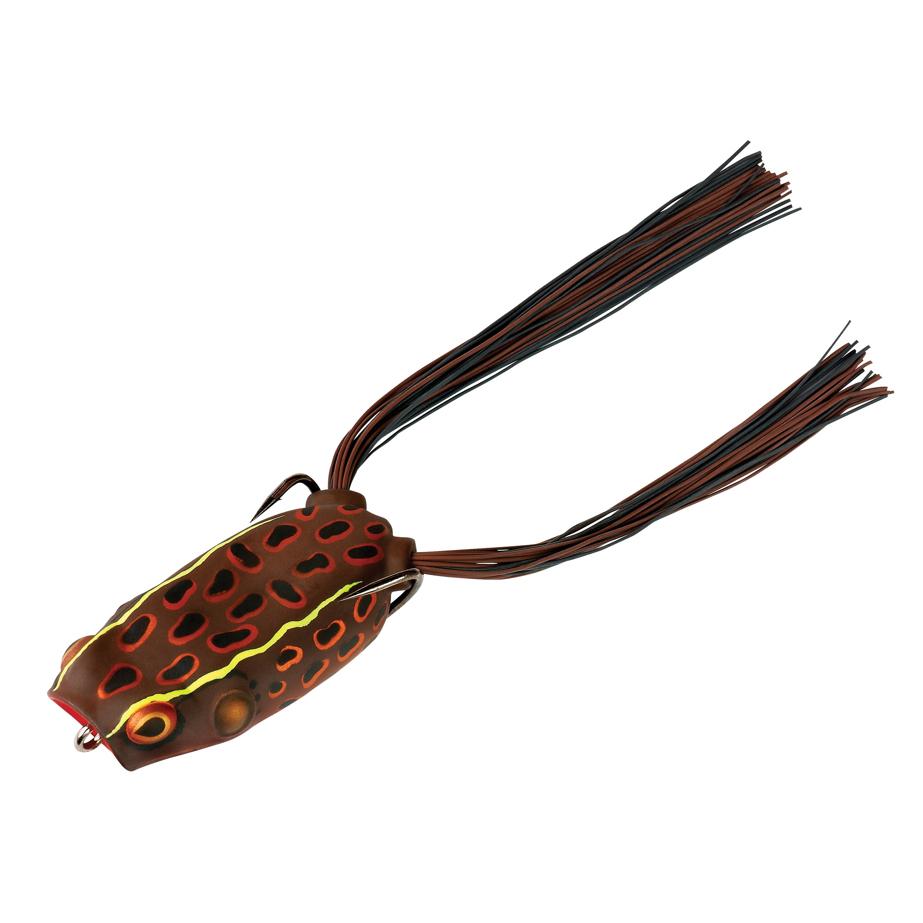 (2 pack) BOOYAH Poppin' Pad Crasher Hollow Body Frog Sunburn 3" 1/2 oz.