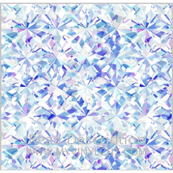 Printed Adhesive Vinyl Light Colored Diamond Pattern (Permanent Adhesive)