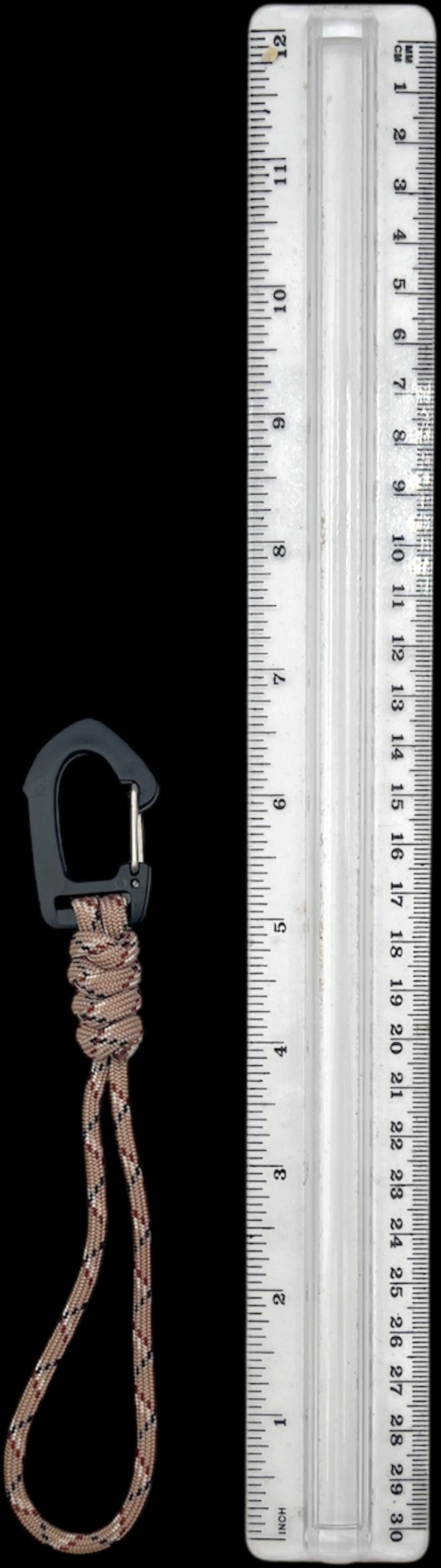 Paracord loop keychain