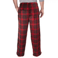 thumbnail image 2 of American Outdoorsman Men's Elastic Waist Super Soft Cozy Cabin Pants W/ Pockets (Red/Black Plaid, XL), 2 of 3