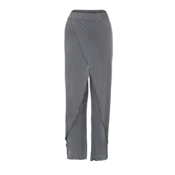 Pantalon Fluide Bohème Femme Été - Taille Haute Imprimé Floral Baggy - Pantalon Plage Léger Et Confortable Avec Poches