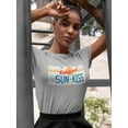 thumbnail image 2 of California Sun-Kiss T-Shirt Women -Image by Shutterstock, Female 3X-Large, 2 of 4