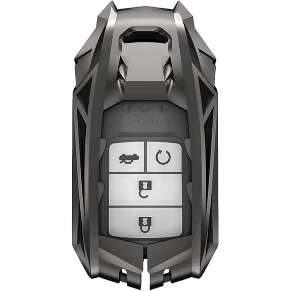 Compatible Key Fob Cover for For Honda Key Fob Cover, for Honda Accord Civic CRV Pilot Odyssey Special Metal Full Cover with Keychain