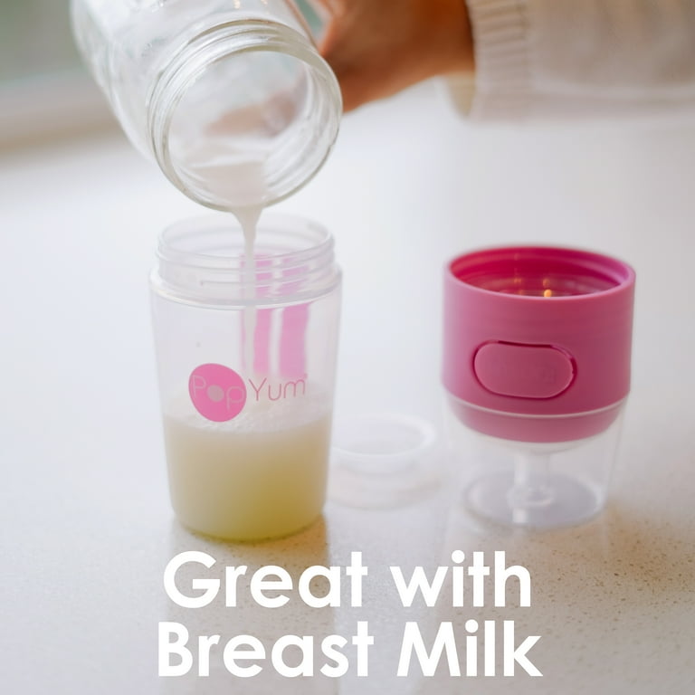 PopYum oz Anti-Colic Baby Bottle, Sky Blue, 3-pack, Hand Free