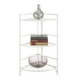 thumbnail image 1 of Convenience Concepts Designs2Go Support d'Angle pour Plantes, Fini Cadre en Métal Blanc, 1 of 3