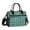 Blue and Green Stripes, variant on Iauyy Insulated Thermal Lunch Tote Bag for Women - S/M Sizes Portable Picnic Work Bag ,Horizontal Stripe Pattern