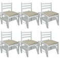 thumbnail image 6 of vidaXL 291746 2/4/6 pcs Wooden Dining Chairs Square 2 Colours Selectable, 6 of 12